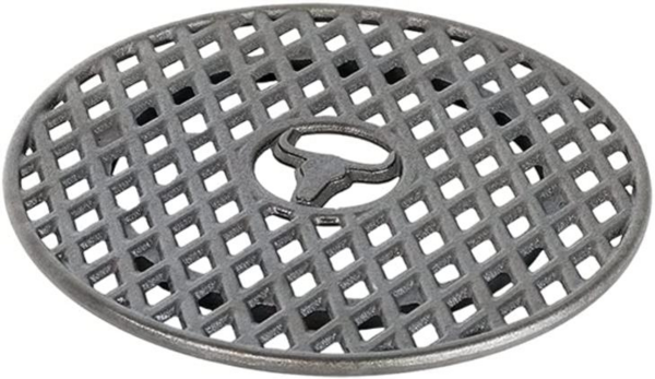 Gusseiserner Sizzle Rost mit Stier-Design für Moesta-BBQ Disk