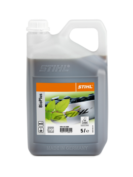 5-Liter-Kanister STIHL Sägekettenhaftöl BioPlus mit Umweltzeichen
