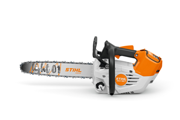 STIHL MSA 190 T Akku-Motorsäge auf weißem Hintergrund