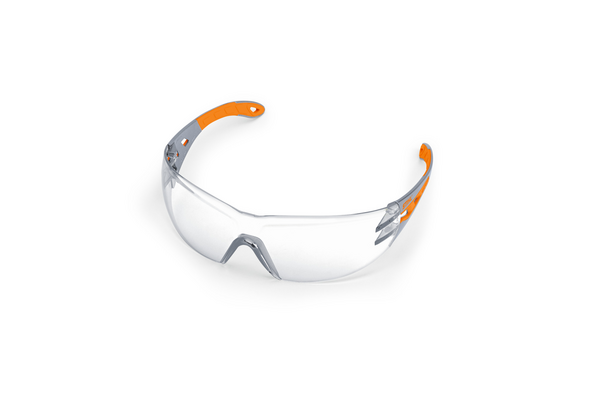 Stihl Schutzbrille DYNAMIC Light Plus kl auf weißem Hintergrund