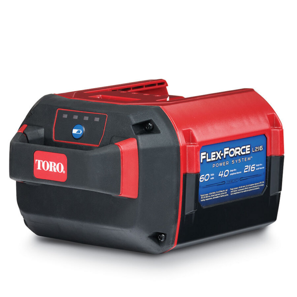 Toro 81860 6,0 AH Akku mit Ladestatusanzeige und Produktinformationen