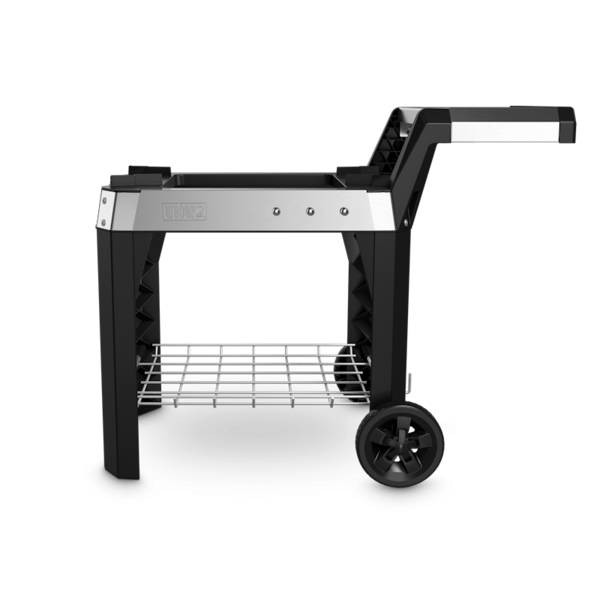 Weber Rollwagen Pulse 1000 und 2000 mit Seitentisch und Stauraum