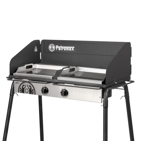 Petromax Gastisch mit Edelstahl Plancha Grillplatte für Outdoor Kochen