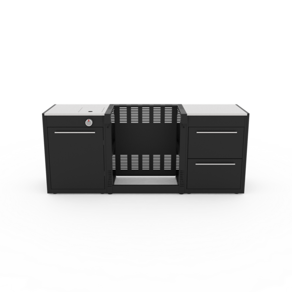 Weber BBQ Kitchen Gas 231 Set für Genesis Gasgrills mit Seitenbrenner und Stauraum