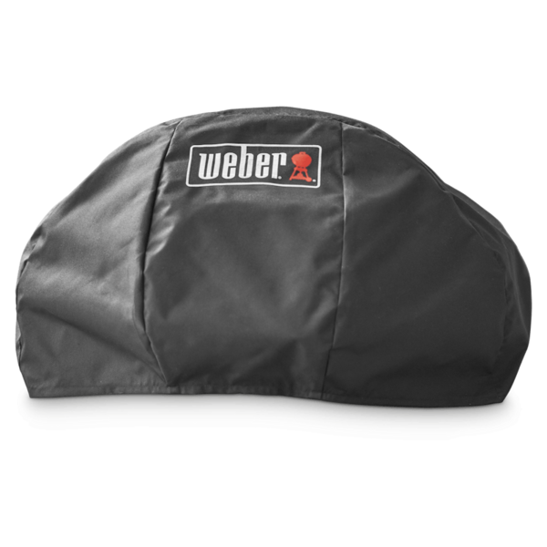 Weber Premium Abdeckhaube für Pulse 1000 Grill in Schwarz mit rotem Logo