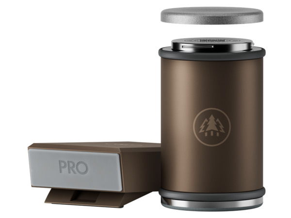 HORL 3 Pro Rollschleifer in Braun mit Schleiflehre und Logo