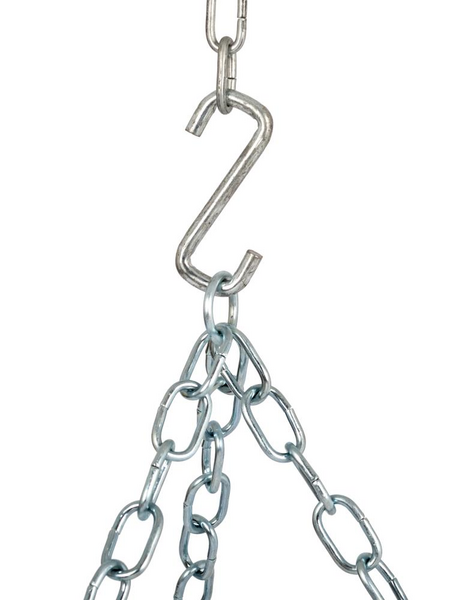 Verchromter Stahlhaken und Kette für Outdoor-Grillrost