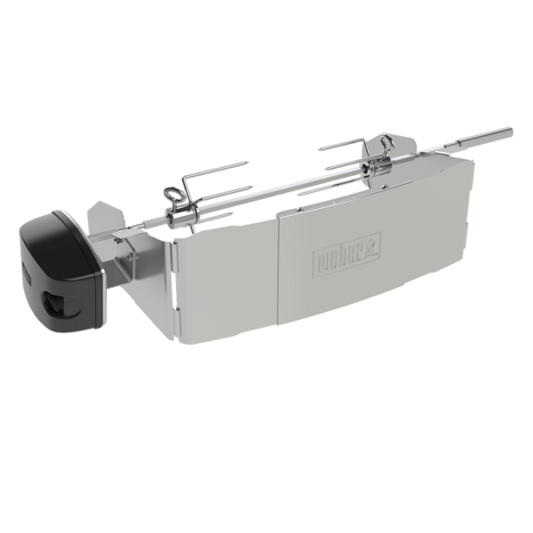 Weber Drehspieß für Pulse 1000 und 2000 mit automatischem Motor und Metallspieß