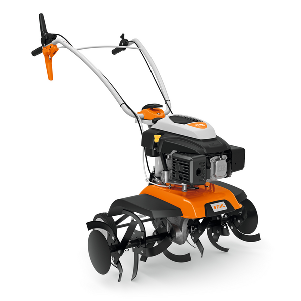 STIHL MH 685 Motorhacke in Orange und Grau mit robusten Hackmessern und OHV-Motor