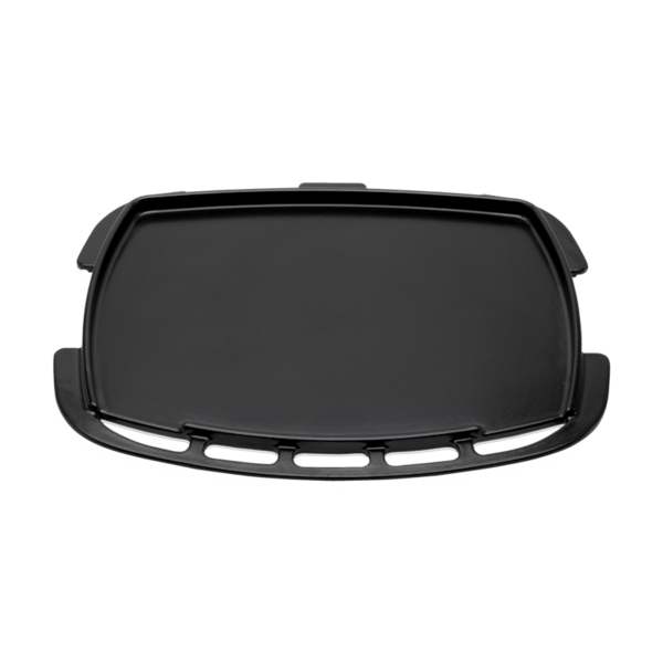 Schwarze porzellanemaillierte Gusseisen-Grillplatte für Weber Q 2000N-Serie