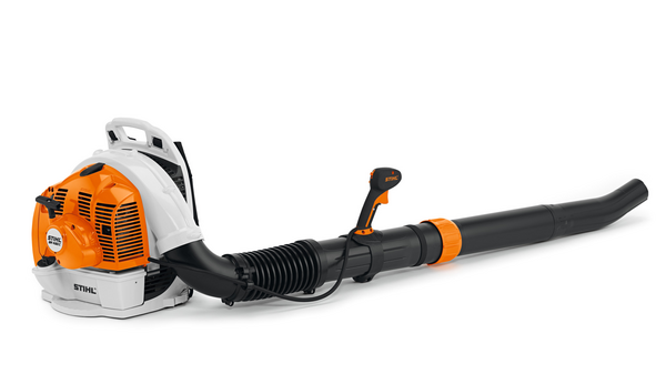 STIHL BR 450 C-EF Laubbläser in Orange und Weiß mit ergonomischem Design