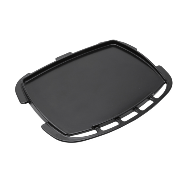 Schwarze porzellanemaillierte Gusseisen-Grillplatte für Weber Q3000N-Serie