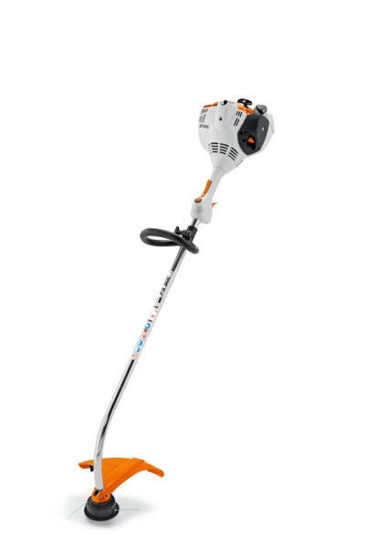 STIHL FS 50 Benzin-Motorsense auf weißem Hintergrund