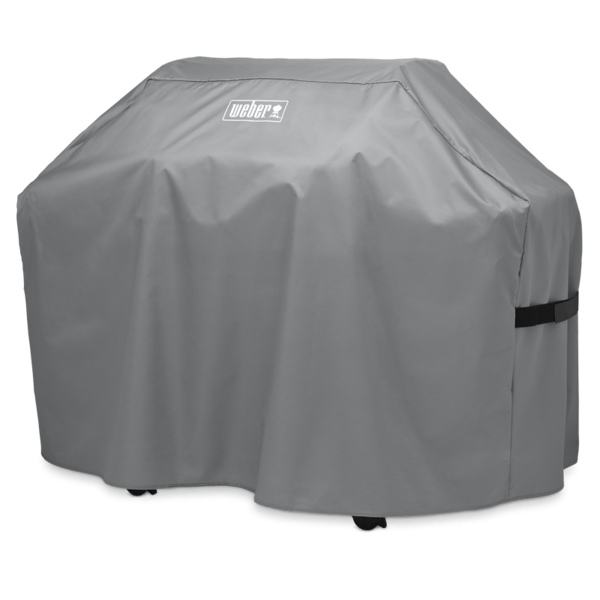 Weber Abdeckhaube Standard für Genesis II 300-Serie in Grau mit Klettbändern