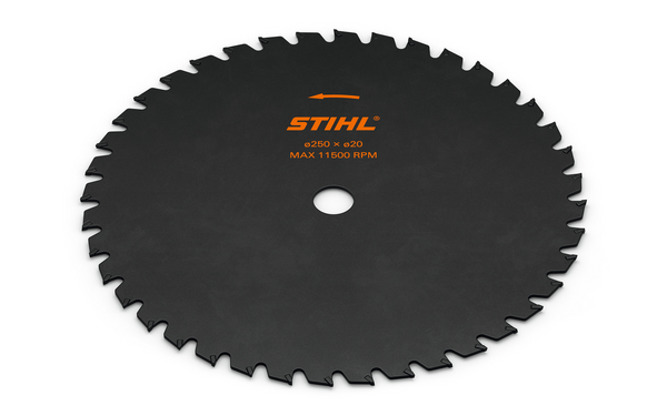 STIHL Grasschneideblatt 250-40 mit 40 Zähnen für Mäharbeiten