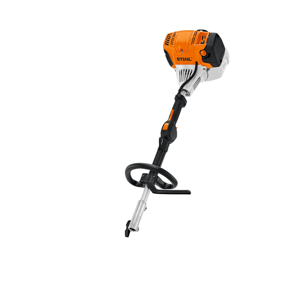 Stihl KM 111 R KombiMotor auf weißem Hintergrund