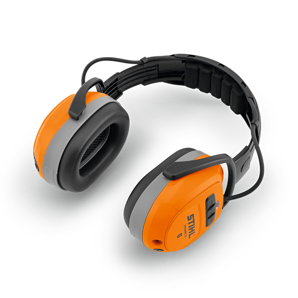 STIHL Gehörschutzbügel DYNAMIC Sound in Orange und Schwarz mit Bluetooth-Funktion