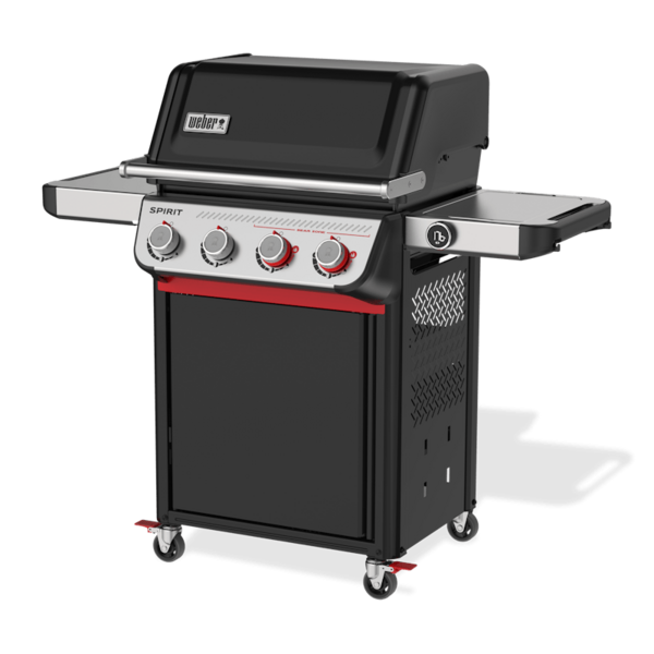 Weber SPIRIT EP-425 GBS Gasgrill in Schwarz mit vier Brennern und digitaler Temperaturanzeige