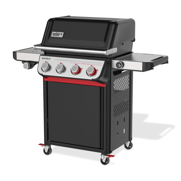 Weber SPIRIT EP-435 GBS Gasgrill in Schwarz mit vier Brennern und Seitenbrenner