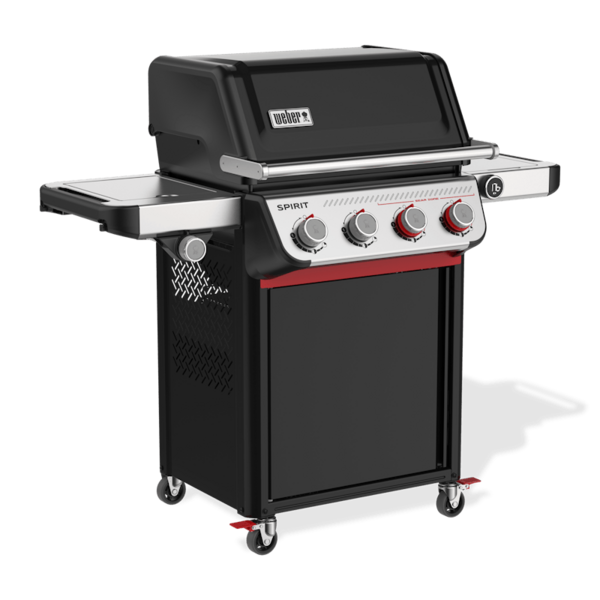Weber SPIRIT EP-435 GBS Gasgrill in Schwarz mit vier Brennern und Seitenbrenner