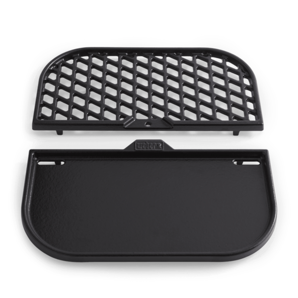 Weber 2in1 Sear Grate und Grillplatte aus Gusseisen für Gourmet BBQ System