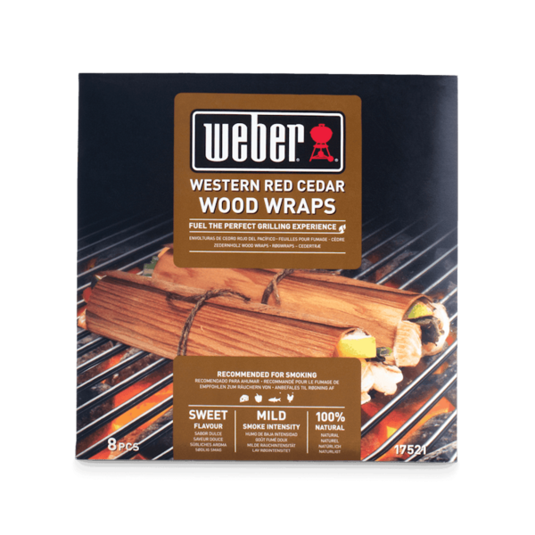 Weber Wood Wraps Verpackung mit Zedernholz für Grillaroma