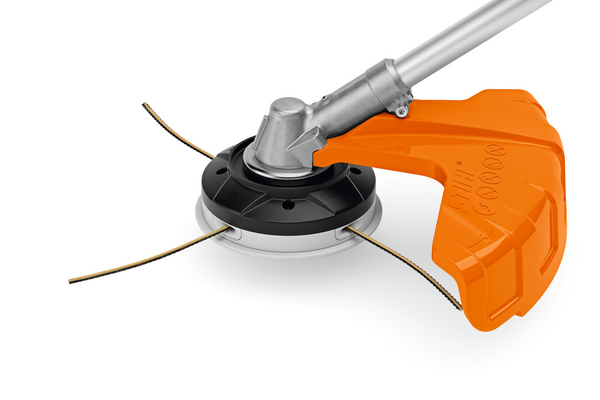 STIHL DuroCut 40-4 Fadenmähkopf mit vier Fäden und orangem Griff