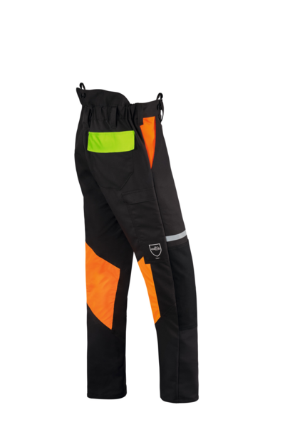 STIHL Bundhose FUNCTION Core in Schwarz, Orange und Neongrün mit reflektierenden Streifen