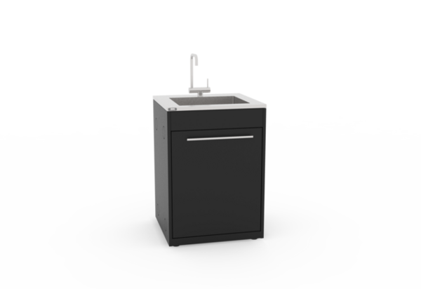 BBQ Kitchen Spülmodul für Outdoorküchen mit schwenkbarer Armatur und Edelstahlspüle