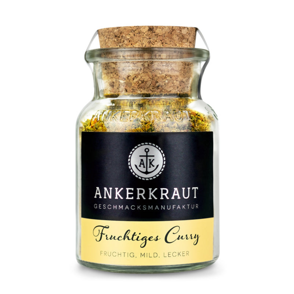 Glasgefäß mit fruchtigem Curry-Gewürz von Ankerkraut