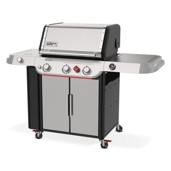 Weber GENESIS SP-335W GBS Gasgrill in Edelstahl mit drei Brennern und Seitenbrenner