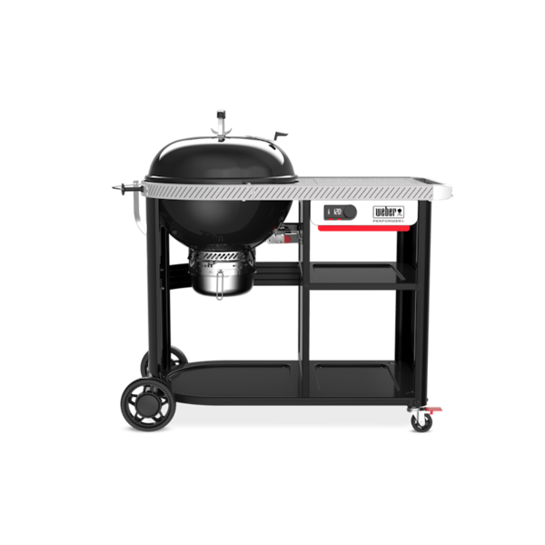 Weber Performer Premium Smart Holzkohlegrill auf Rollwagen mit LCD-Controller