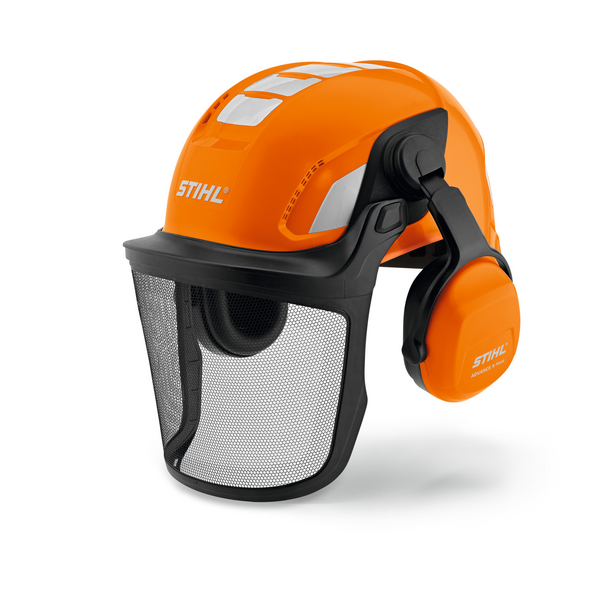 STIHL Helmset ADVANCE X-Vent mit Visier und Gehörschutz in Orange
