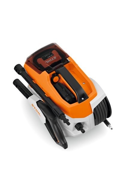 STIHL REA 60 Plus Akku-Hochdruckreiniger in Orange und Weiß