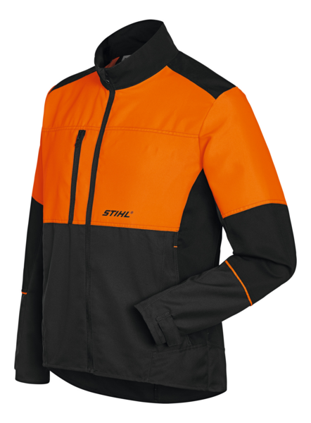 STIHL Jacke FUNCTION Universal in Warnorange und Schwarz für Motorsägenarbeit