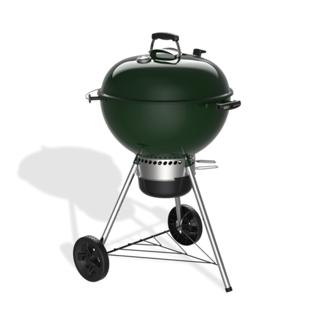 Weber Master-Touch GBS C-5755 Holzkohlegrill in Racing Green mit Deckelthermometer und GBS-Grillrost