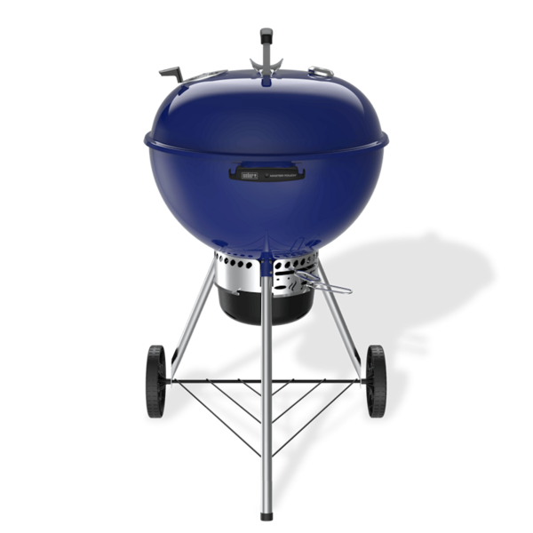 Weber Master-Touch GBS 5755 Holzkohlegrill in Ocean Blue mit Thermometer und Edelstahlrost