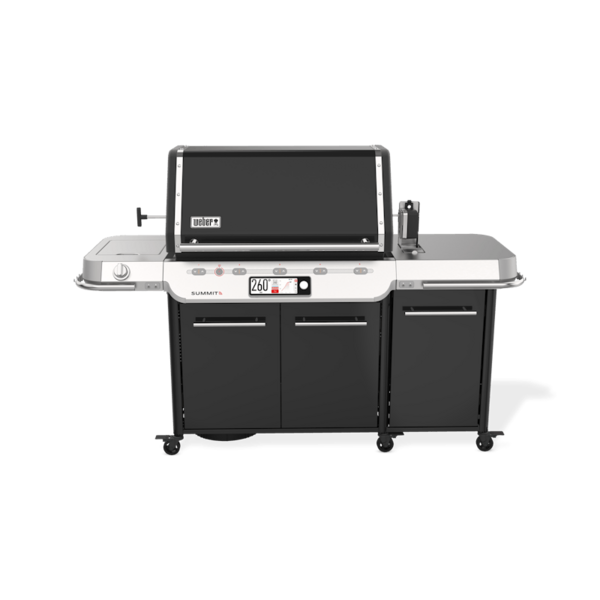 Weber Summit FS38X E Smart Grill in Schwarz mit Touchscreen und Temperaturanzeige