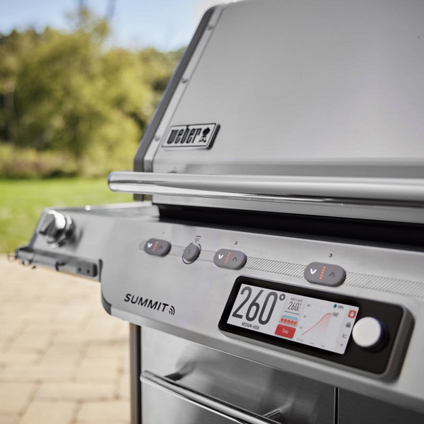 Weber Summit FS38X S Smart Grill mit Touchscreen-Display und Temperaturanzeige