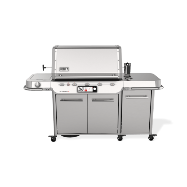 Weber Summit FS38X S Smart Grill in Edelstahl mit Touchscreen und Thermometer