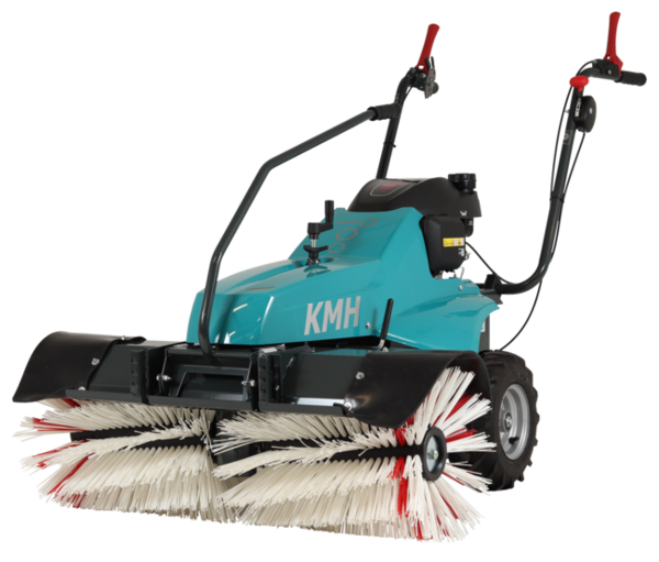 Türkise Remarc KM 100 H 350 Ø Bürste Kehrmaschine mit robusten Bürsten und hydrostatischem Antrieb