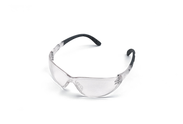 Stihl Schutzbrille DYNAMIC Contrast klar auf weißem Hintergrund