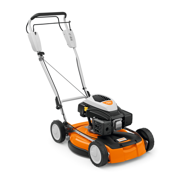 STIHL RM 4 RT Benzin-Rasenmäher mit klappbarem Holm und Mulchfunktion