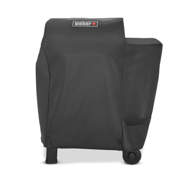 Weber Premium Abdeckhaube für Searwood Holzpelletgrill in Dunkelgrau mit Weber-Logo