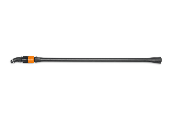 STIHL Teleskoprohr aus Kunststoff verstellbar von 52 bis 90 cm mit orangefarbenen Details