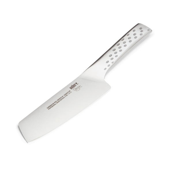 Deluxe Gemüsemesser mit Edelstahlklinge und schwarzem Griff