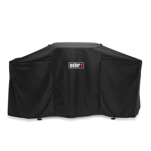 Schwarze Weber Premium-Abdeckhaube für Plancha mit Tisch