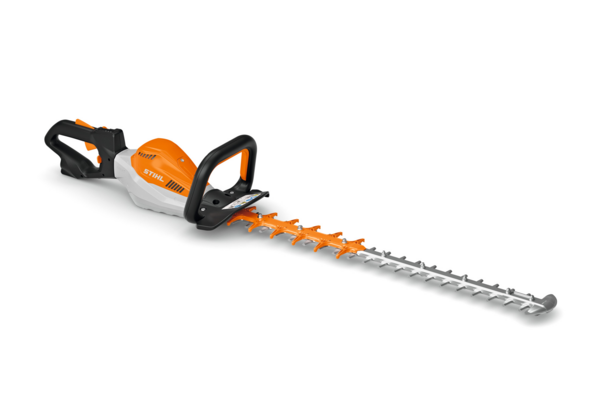 Stihl HSA 130 R Akku-Heckenschere auf weißem Hintergrund
