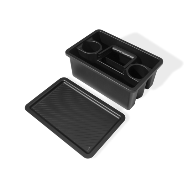 Weber Works Transportbehälter mit Deckel in Schwarz für Grillzubehör