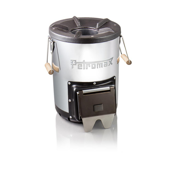 Petromax Raketenofen rf33 mit gusseiserner Kochfläche und Brennstofftür